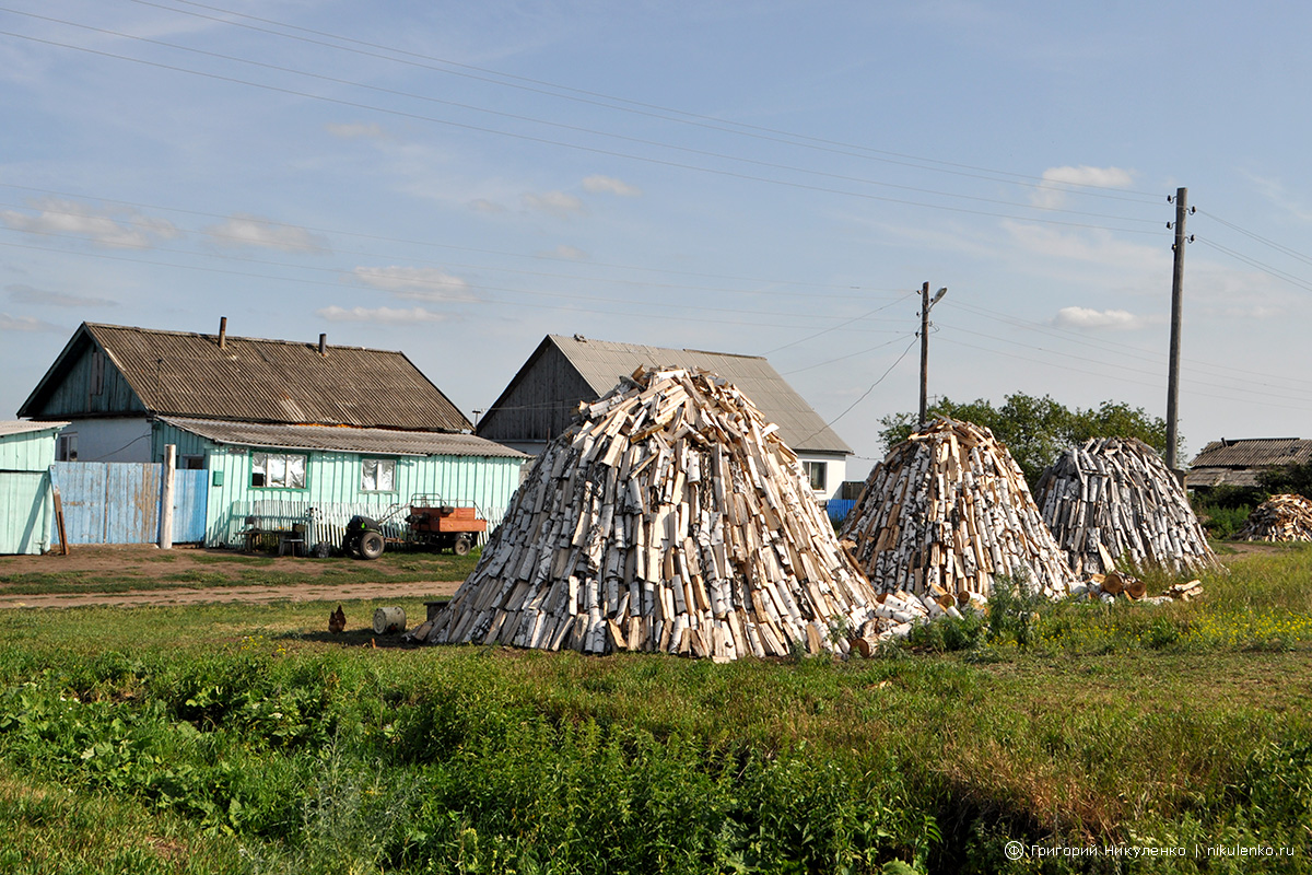 Сельская эстетика в деревне Калачики 